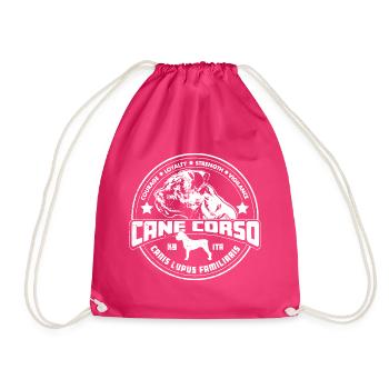 Cane Corso - Turnbeutel - Fuchsia - Vorne