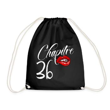 Chapitre 36 Anniversaire Glamour Femme 36 ans - Sac de sport léger - noir - Devant
