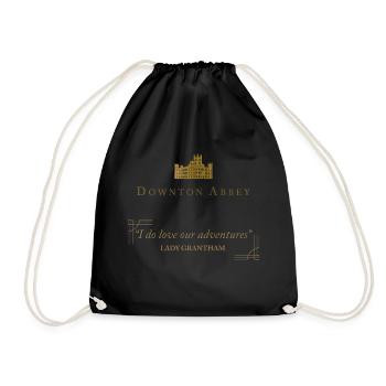 Downton Abbey I Do Love Our Adventures - Drawstring Bag - black - Front