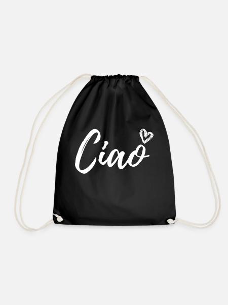 Ciao - Turnbeutel - Schwarz