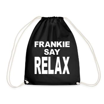 Frankie Say Relax - Drawstring Bag - black - Front