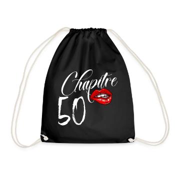Anniversaire Femme Chapitre 50 Ans Glamour - Sac de sport léger - noir - Devant