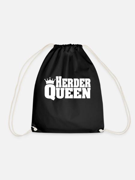 HERDER QUEEN Hollandse Herder - Turnbeutel - Schwarz