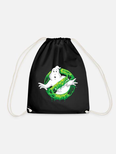 Ghostbusters Slime Logo - Drawstring Bag - black