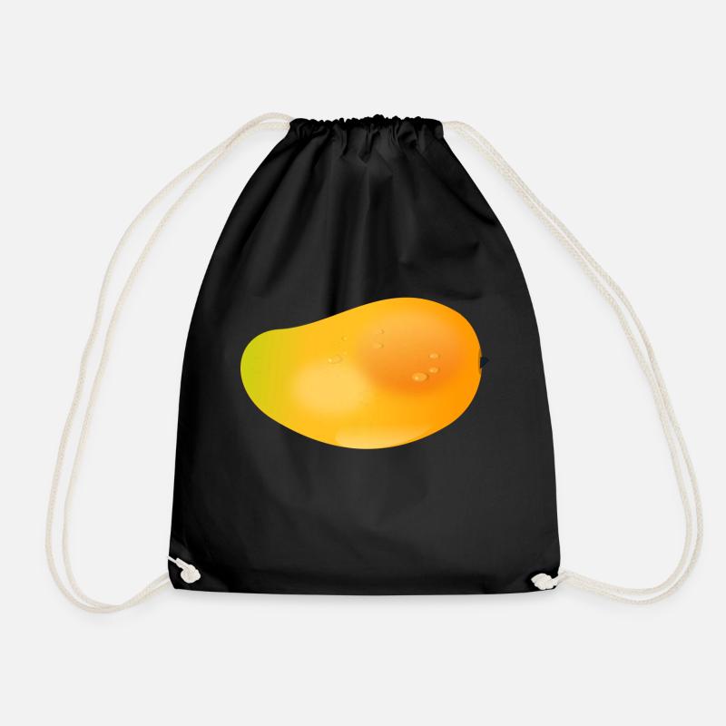 Mango Obst Frucht Essen Gesund Geschenkidee Frisch - Turnbeutel - Schwarz