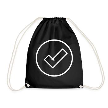 Hook Emoji Sketch Dessin - Sac de sport léger - noir - Devant
