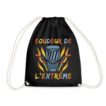 Soudeur de l extrême humour soudure cadeau soudeur - Sac de sport léger - noir - Devant