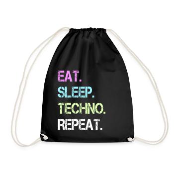 TECHNO - Sac de sport léger - noir - Devant