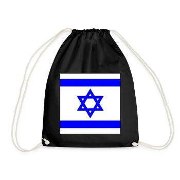 Israel - Drawstring Bag - black - Front