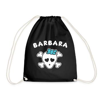 Pirate Anne Design pour les filles et les femmes - Sac de sport léger - noir - Devant