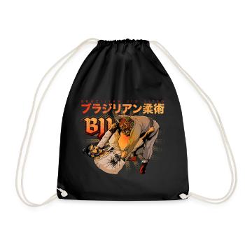 Brazilian Jiu-Jitsu - Turnbeutel - Schwarz - Vorne
