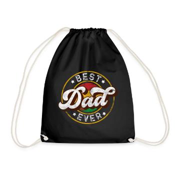 Best Dad Ever - Sac de sport léger - noir - Devant