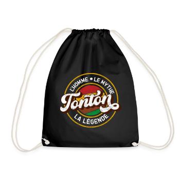 Tonton l’homme Le Mythe La Légende Meilleur Oncle - Sac de sport léger - noir - Devant