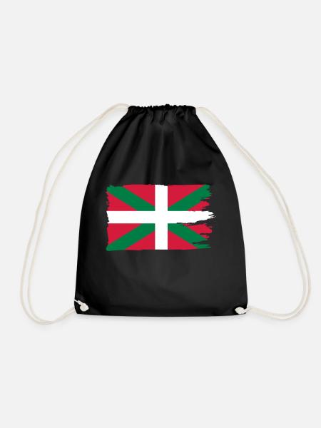 Ikurriña - Drawstring Bag - black