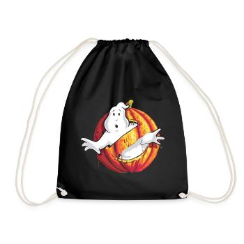 Ghostbusters Halloween Logo - Turnbeutel - Schwarz - Vorne