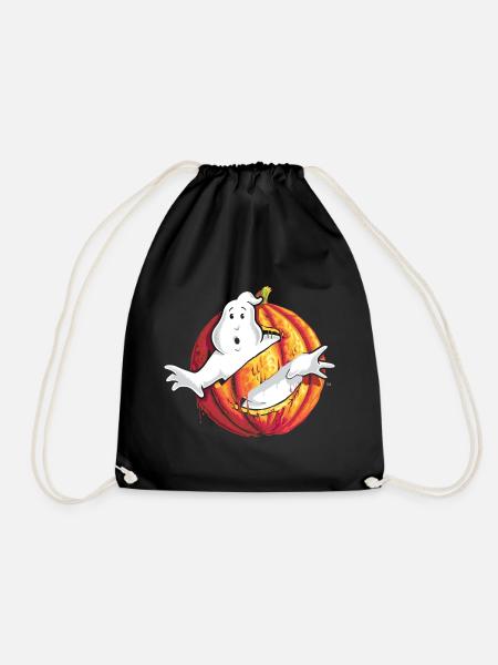 Ghostbusters Halloween Logo - Drawstring Bag - black