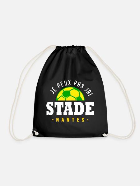 Je peux pas j ai Stade Nantes football - Sac de sport léger - noir