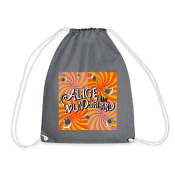 Alice Au Pays Des Merveilles Monde À L’Envers - Sac de sport léger - gris - Devant