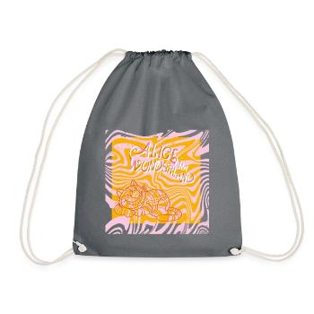 Alice Au Pays Des Merveilles Chat Du Cheshire - Sac de sport léger - gris - Devant