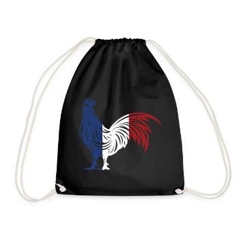 Flag of France - Flag France - Roots - Drawstring Bag - black - Front