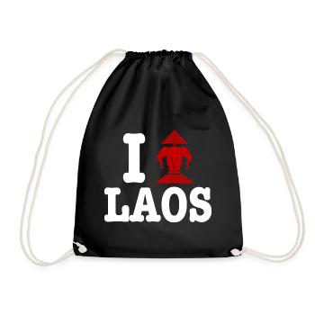 I Erawan (Love) Laos - Sac de sport léger - noir - Devant