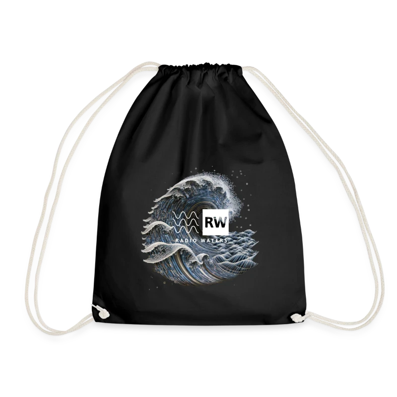 Radio Wave - Drawstring Bag