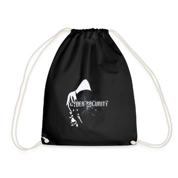 Cyber hacker, sécurité des t-shirts nerd freak bstyled - Sac de sport léger - noir - Devant