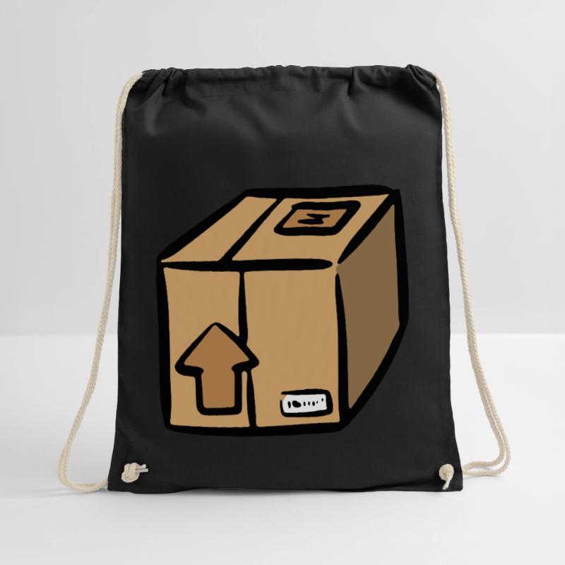 Parcel Post Dispatch Logistics Parcel delivery man Drawstring Bag
