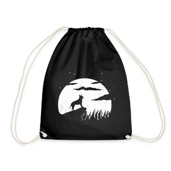 Kelpie australien - Sac de sport léger - noir - Devant