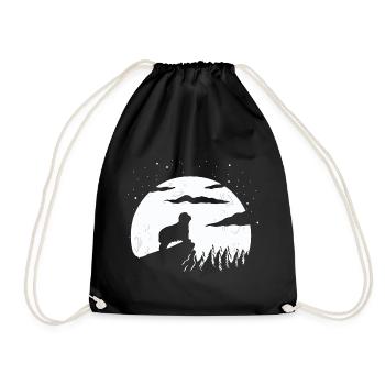 Bearded Collie - Turnbeutel - Schwarz - Vorne