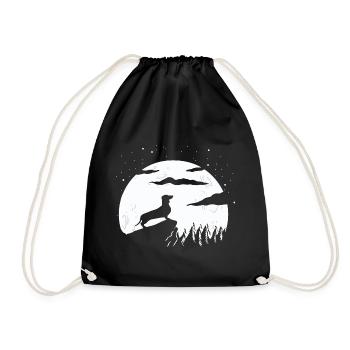 Teckel - Sac de sport léger - noir - Devant
