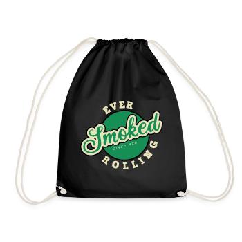 fumé 420 - Sac de sport léger - noir - Devant