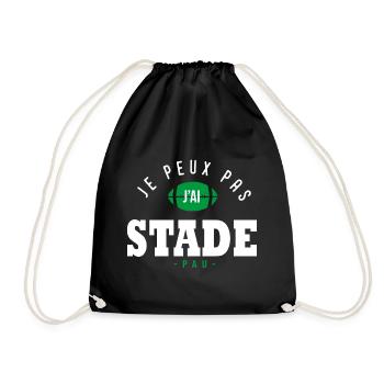 J'peux pas j'ai Stade humour club rugby pau palois - Sac de sport léger - noir - Devant