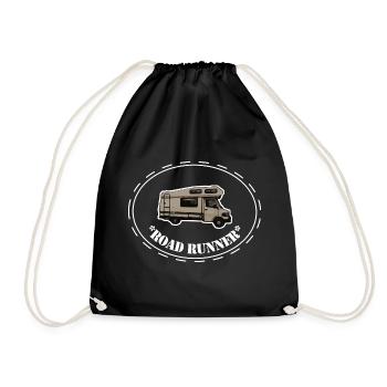 Camper - Drawstring Bag - black - Front