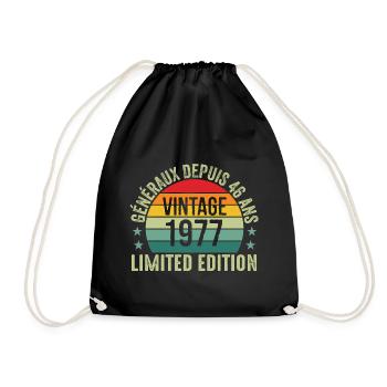 généraux depuis 46 ans, 46e anniversaire Original - Sac de sport léger - noir - Devant