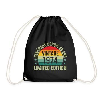 généraux depuis 49 ans, 49e anniversaire Original - Sac de sport léger - noir - Devant