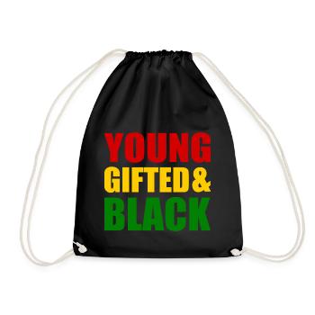 young gifted and black - Sac de sport léger - noir - Devant