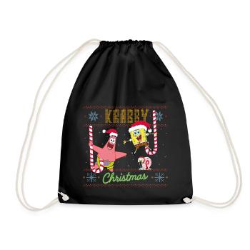 Bob l'Éponge Krabby Christmas - Sac de sport léger - noir - Devant