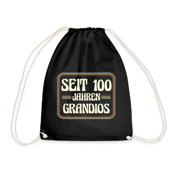 100e anniversaire 100e anniversaire - Sac de sport léger - noir - Devant