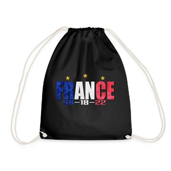 France Coupe du monde - Sac de sport léger - noir - Devant