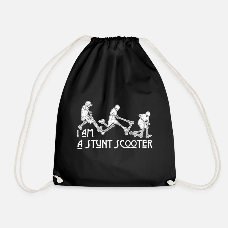 Stunt Scooter - Turnbeutel - Schwarz