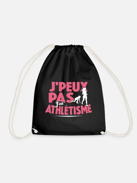 Je Peux Pas J'ai Athlétisme Cadeau De Sport - Sac de sport léger - noir