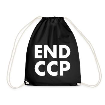 End ccp - Turnbeutel - Schwarz - Vorne