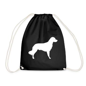 Münsterland silhouette blanc - Sac de sport léger - noir - Devant