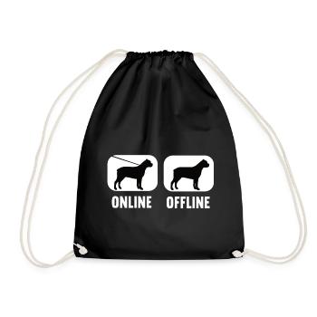 Cane Corso Cane Corso hors ligne Propriétaire de Cane Corso - Sac de sport léger - noir - Devant