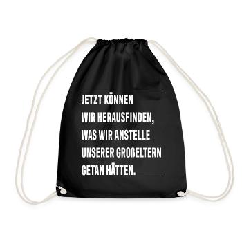 Stellung Beziehen! - Turnbeutel - Schwarz - Vorne