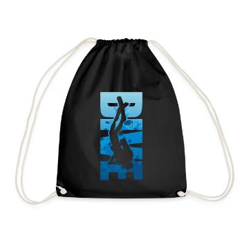 dive - Sac de sport léger - noir - Devant