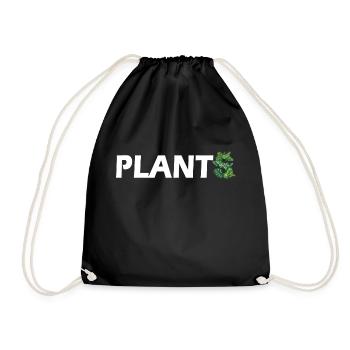 PLANTS - Turnbeutel - Schwarz - Vorne
