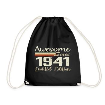 Anniversaire 83 Ans Millésime 1941 Cadeau 1941 - Sac de sport léger - noir - Devant