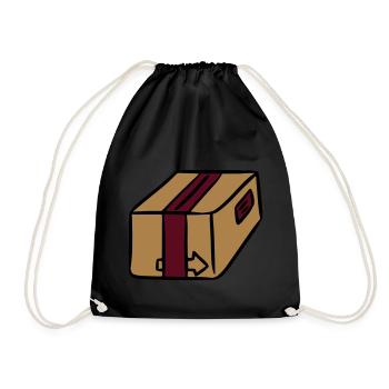 Colis Livraison Livraison Livreur postal - Sac de sport léger - noir - Devant